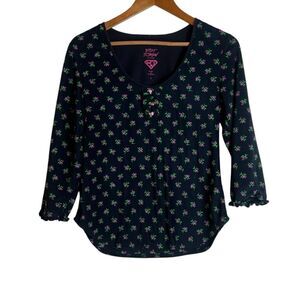 Betsey Johnson intimates fleece pj shirt